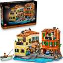 LEGO Ideas Italian Riviera Building Set for Adults - DIY Home & Office Decor for Men & Women Ages 18+ - Construct 3 Colorful Buildings & 10 Minifigures W/Accessories - Gift Idea for Birthdays - 21359