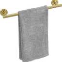 Brushed Gold Towel Bar, 14 Inch Towel Racks for Bathroom Wall Mounted, Thicken SUS304 Stainless Steel Heavy Duty Hand Towel Holder Organizer, Bathroom Accessories, Total Length 16.5 Inch