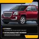 Passenger & Driver Side Headlight Assembly Compatible with 2016-2017 Terrain SLE/SLT Front Left Right Halogen Headlamp GM2502435 GM2503435