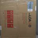 LOAAO 40X30 Inch Black Metal Framed Bathroom Mirror for Wall, Matte Black Bathroom Vanity Mirror Farmhouse, Large Rounded Rectangle Mirror, Anti-Rust, Tempered Glass, Hangs Horizontally or Vertically