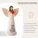 Sister Birthday Gifts,5.5'' Angel Figurine Gift for Sister's Birthday,Best Friend Birthday Gifts for Women,Happy Birthday Gifts for Women on Sisters Day and Christmas