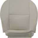 FZJDSD Tan Driver or Passenger Side Bottom Microfiber Leather Seat Cover Compatible with Mercedes Benz C250 C300 C350 2008-2014 Compatible with Mercedes Benz GLK250 GLK280 GLK300 GLK350 2008-2015