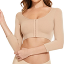 Arm Shaper for Women Post Surgery Arm Lipo Compression Sleeves Front Closure Shapewear Bra Posture Corrector. 2XL