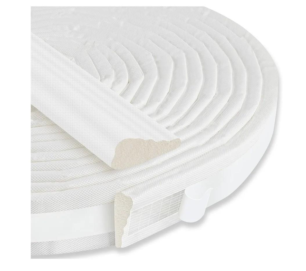 26 Feet Window Weather Stripping Seal Strip for Bottom and Side of Door, PU Foam Weather Strip for Window and Door Insulation Soundproofing