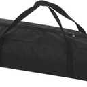 PATIKIL 25 Inch Camp Chair Replacement Bag, Nylon Foldable Carrying Bag Large Zippered Bag with Shoulder Strap for Camping Travel, Black