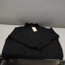 PRETTYGARDEN Womens Mock Neck Oversized Sweaters 2025 Long Sleeve Pullover Fall Sweater Knit Jumper Tops Winter Clothing (X-Large, Black)