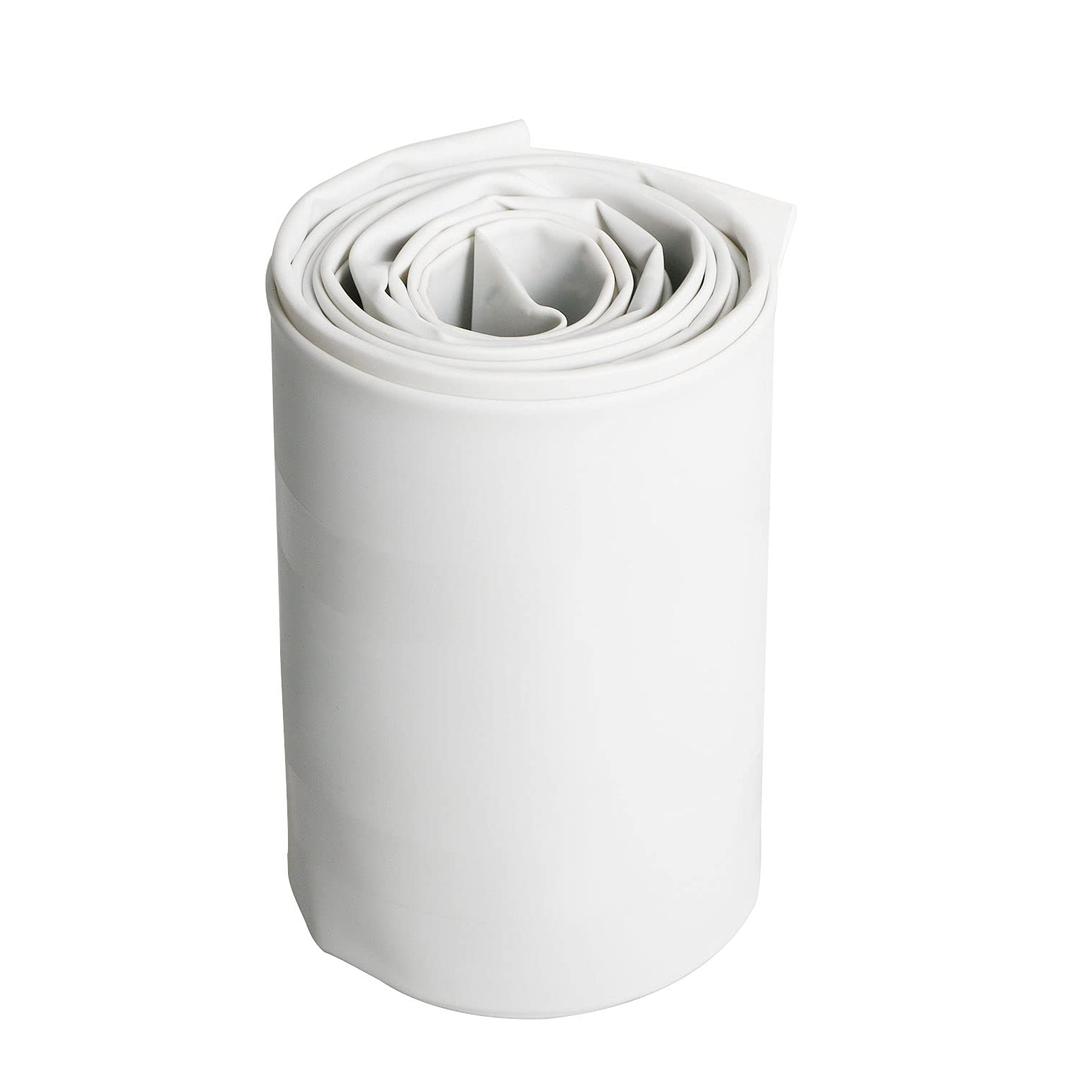 70mm ID White Heat Shrink Tubing Shrinkable Tube 2M(6.6Ft) 1pcs