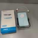 VEGER Portable Charger for iPhone with Built in Cable, 5000mAh Mini Power Bank Battery Pack, PD 20W Fast Charger Travel Essential Compatible with iPhone14/13/12/Pro Max, Andorid, Apple Watch-White