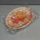 50 PCS Thanksgiving Paper Plates Large 9" X 11" Woodgrain Pumpkins Oval Plates Maple Leaf Napkins Disposable Autumn Dinnerware for Harvest Thanksgiving Party Decorations