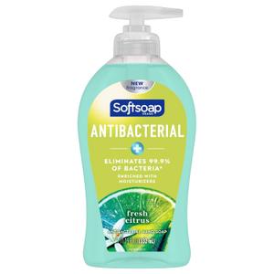 Softsoap Antibacterial Liquid Hand Soap, Fresh Citrus - 11.25 fluid ounce Green (Pack of 6)
