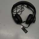 Wireless Headset with Mic for Work with AI Noise Cancelling Mic for Clear Calls, Bluetooth V5.3 Headphones with Microphone to USB A/C Dongle & Mic Mute for Computer Laptop PC iPhone (Black)