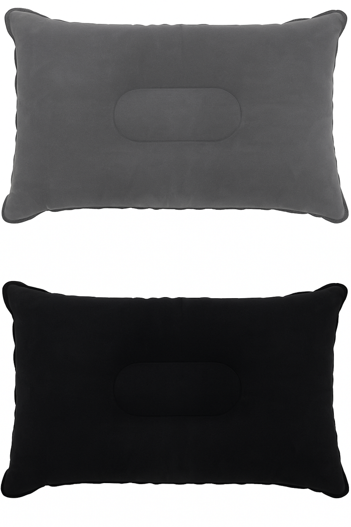 Inflatable Pillows Black&Gray, 2 Pack, 9.5x13.5