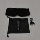 LC-dolida Bamboo Cotton Bluetooth Sleep Mask, 2 in 1 3D Soft Sleep Mask with Sleep Headphones