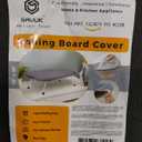 SAVUK 12 X 30 inch Smart Table top Ironing Board Cover and Pad with Standard Size, Fits Small, Mini Board, Extra Thick Padding, Elastic Cord, Heat Resistance (Replacement Cover and Pad 12"x30")
