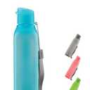 MILTON Travel Water Bottle – 1Pcs Reusable Sports Bottle with Easy Open Close Lid and Leakproof Neck – Food Grade Plastic Water Bottles for Adults and Kids, School, Gym