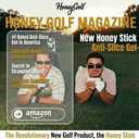 HoneyStick Anti Slice Gel for Golf Clubs - Anti-Hook Spin Reducer for Driver, Woods, Hybrids, Irons - Golf Accessories for Men - Golfers Must Haves & Essentials