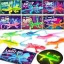 24 Pack Valentines Day Gifts for Kids, Valentines Cards for Kids Classroom with Glow in The Dark Lizards, Valentines Day Cards Exchange For Kid School Class, Valentine Party Favors for Boys Girls