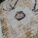 8x10 Washable Area Rug for Living Room,Vintage Soft Carpet Gold