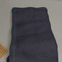 Homaxy 100% Cotton Waffle Weave Kitchen Dish Towels, Ultra Soft Absorbent Quick Drying Cleaning Towel, 13 x 28 Inches, 4-Pack, Dark Grey