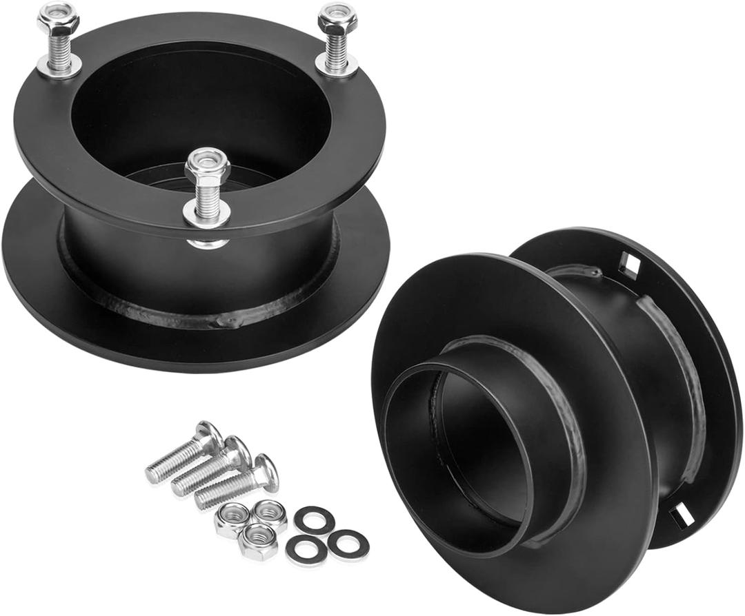 Dynofit 3" Leveling Lift Kit for 4WD Ram 2500/3500 (1994-2013) & Ram1500 (1994-2001), Front Suspension Solid Steel Struct Spacers (2-Piece) for Dodge Truck