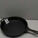Utopia Kitchen Cast Iron Frying Pan 12 Inch, Cast Iron Chefs Pan, Pre Seasoned Skillet, Safe Grill Cookware for Indoor & Outdoor Use, Black