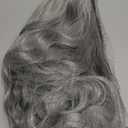 Gray Wig for Women, Long Grey Wavy Wig Middle Part 26 Inch Grey Wigs Heat Resistant Synthetic Wigs for Daily Party Use