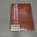 2 x 2026 Planner, Weekly and Monthly Calendar Planner, January 2026 - December 2026, Hardcover 2026 Calendar Book with Tabs For Women & Men, Inner Pocket, Spiral Bound, Perfect for Office Home School Supplies - A5 (6.3" x 8.5"), Rust Brown