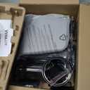 Electric Cheese Grater,300W DC Motor Salad Maker,Electric Slicer Shredder with 5 Different Shapes of Blades,Electric Vegetable Cutter for Potato,Carrot,Black