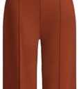 WDIRARA Women's 2 Piece Outfits V Neck Button Front Sleeveless Tank Top and Pants Set, Large