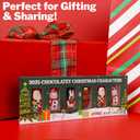 2 x Mini Chocolatey Christmas Characters, Individually Foil Wrapped Pieces, Stocking Stuffer Candy, 1.38 Ounces