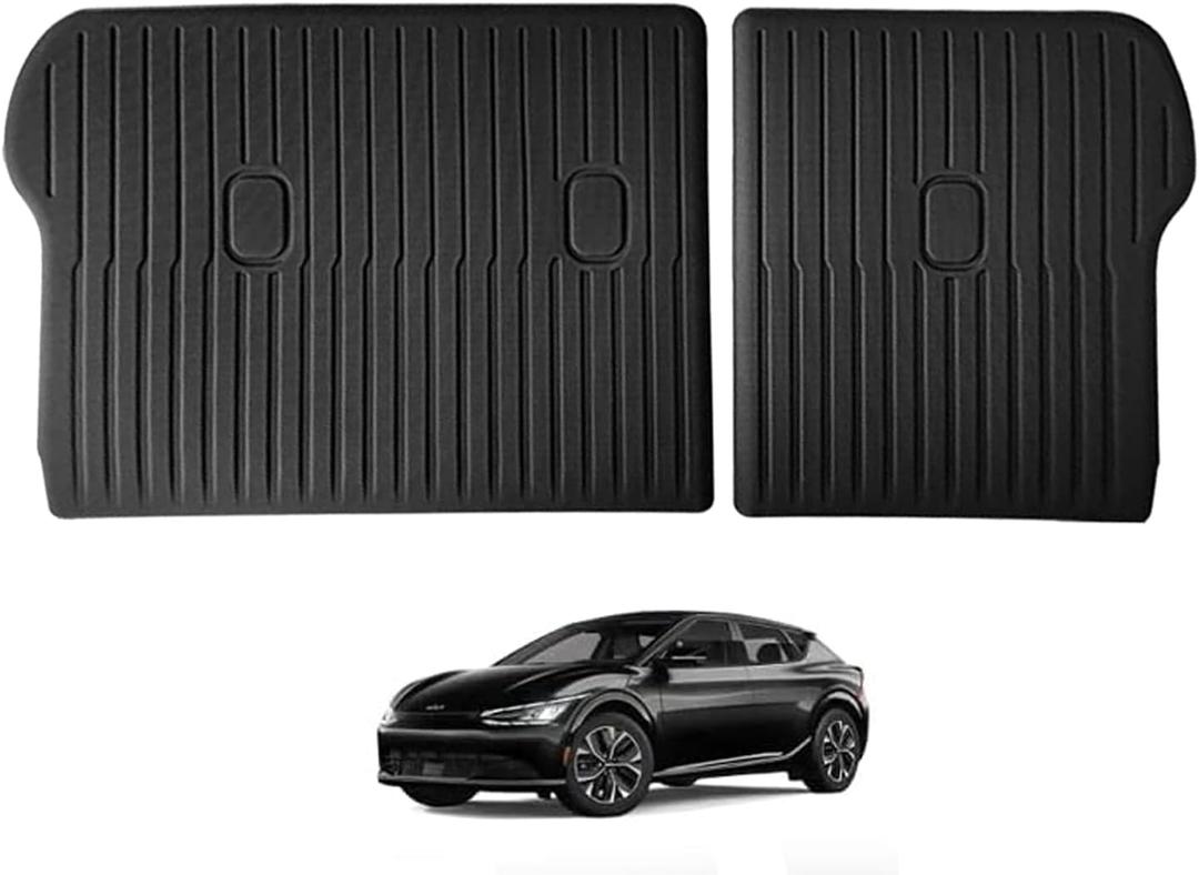 BestEvMod for EV6 Second Row Seats Back Cover Mat All Weather Rear Seat Protector Liner XPE Material High Temperature Resistance Odorless Waterproof Compatible with 2022-2025 EV6 Accessories