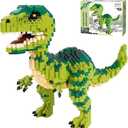 Velociraptor Dino Building Block Set Detailed Dinosaur Model for Display, Construction Toy Gift for Kids & Collectors
