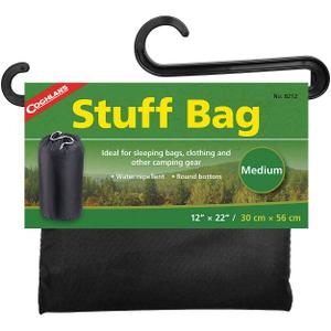Coghlan's Stuff Bag, 12" x 22", Sack Pouch Sleeping Camping Clothing Storage