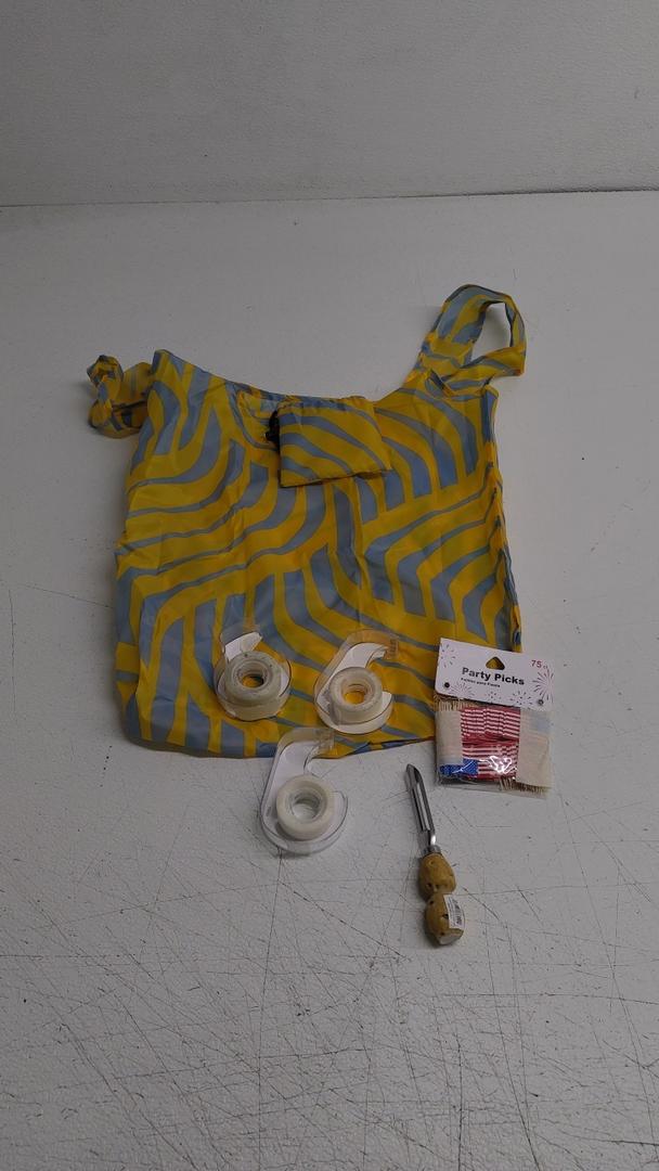 Set Of Shopper Bag, Tape 3 Pcs Potato Piller Party Picks