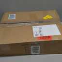 BOLUO White Nightstand with Charging Station, LED Night Stand with 2 Fabric Drawers, Bedside Table with USB Ports and Outlets, Nightstand for Bedroom Modern