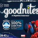 Goodnites Boys' Nighttime Bedwetting Underwear, Size Extra Small (28-43 lbs)