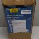 WHT10 Whole House Water Filter Housing, Fit 10"x4.5" Sediment etc Filters for Well and City Water, Big Filter Blue Pre-Filtration System for Home, 1" NPT Port, Pressure Release (Clear Housing)