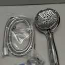 FEELSO Filtered Shower Head with Handheld, High Pressure 7 Spray Showerhead with Filters for Hard Water - Remove Chlorine, Reduce Dry Itchy Skin, Anti-clog Nozzles, Power Wash to Clean Tub, Tile & Pet (Chrome)