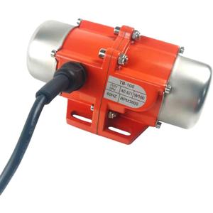 100W Concrete Vibrator Industrial Vibration Motor Single Phase AC 110V 3600rpm Motor Vibrating Source For Silo Hopper Shaking Table