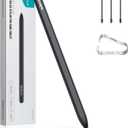 Nillkin EMR Stylus Pen with Digital Eraser, Support 4,096 Pressure Level. Tablet Pen Writing Stylus for Samsung Tablet Galaxy Tab S9+ S10+ Plus Writing Pen S9 Ultra S10 S8 S7 S6, 3 Extra Pen Tip (Black)