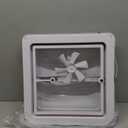 14" RV trailer Roof vent complete 12 volt FAN w/white lid and interior garnish