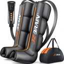 JZBRAIN Sequential Air Compression Recovery System : Professional Full Leg Compression Boots for Circulation and Pain Relief - Sequential Device for Muscle Relaxation - for Athletes,Women,Men Small