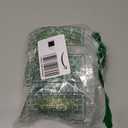 LUSHARBOR Battery Operated Table Lamp, Small Lamp Bedside Decor Ambient, Cordless Glass Table Lamp Battery Powered for Bookshelf Desk Living Room Entryway Dorm Wave Design-Green