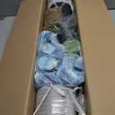 MHMJON Royal Blue Poinsettia Flowers Tree 3FT Artificial Full Christmas Tree Realistic Holiday Party Decor for Home Office, Realistic Holiday Christmas Decorations, Base, 2 PCS