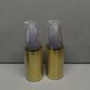 Goodluck 50PCS 12oz Gold Plastic Cups for Party, Disposable Gold Rim Cups, Plastic Cocktail Glasses for Wedding Thanksgiving, Christmas, and Parties