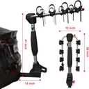 FORWODE 4 Bike Hitch Mount Bike Rack, 160LB Bike Rack Hitch with 2" for Car