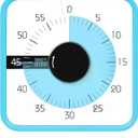 TWENTY5 SEVEN Countdown Timer 7.5 inch; 60 Minute 1 Hour Visual Timer  Classroom Teaching Tool Office Meeting, Mechanical Countdown Clock for Kids Exam Time Management Magnetic, Sky Blue