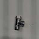 NearMoon Solid Brass G1/2" 3 Way Diverter Valve - Hose Fitting Tee, T Shape Adapter Connector for Angle Valve Hose, Bath Shower Arm, and Toilet Bidet Sprayer Faucet (Chrome Finish)