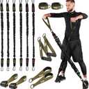 Tube Resistance Bands for Working Out Men and Women - Exercise Bands Resistance Bands Set, Resistance Band Bar, Handles, Ankle Straps, Foot Straps and Door Anchor