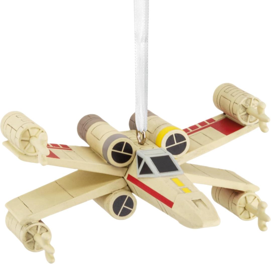 Hallmark Star Wars X-Wing Starfighter Christmas Ornament, Gifts for Star Wars Fans